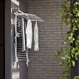 FOXYDRY - Étendoir mural 3 grilles pliable et réglable en hauteur – blanc – 152x52x137 cm - FOXYDRY Tower - vignette