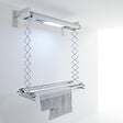 FOXYDRY - Étendoir électrique mur ou plafond en aluminium résistant – gris – 122x57x30 cm - FOXYDRY Air 120 - vignette