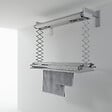 FOXYDRY - Étendoir électrique mur ou plafond en aluminium résistant – gris – 122x57x30 cm - FOXYDRY Air 120 - vignette