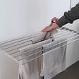 FOXYDRY - Étendoir à linge mural étendoir mural repliable – gris – 60x50x10 cm - FOXYDRY Fold Down 60 - vignette