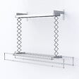 FOXYDRY - Étendoir électrique mur ou plafond en aluminium résistant – gris – 122x52x70 cm - FOXYDRY PRO 120 - vignette