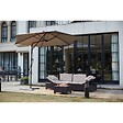 CONCEPT USINE - Parasol  gris droit rond 2,94 x 2,94 m ALCUDIA - vignette