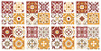 VINYL WAY - Lot de 8 carreaux adhésifs 20x20 cm- LEANA - 57841 - vignette