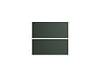 GRUPOALVIC - Façades de 2 casseroliers cuisine Evol - L80cm - Vert - vignette