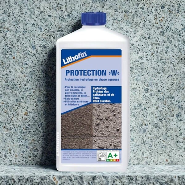 LITHOFIN - Lithofin Protection W - Traitement Hydrofuge pour pierre naturelle 1L - large