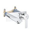 GROHE - Robinet lavabo mural Lineare M Chromé + corps encastré - vignette