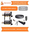HYPOCAUSTUM - Kit plancher chauffant hydraulique 70 m² - Tube Multicouche - Collecteur Polymère - vignette