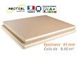 RECTICEL - Dalle PU plancher chauffant Epaisseur 61 mm 1200x1000 R2,80 Paquet de 8,40 m² (7 dalles) - vignette