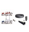 HYPOCAUSTUM - Kit plancher chauffant hydraulique 70 m² - Tube Multicouche - Collecteur Inox - vignette