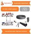 HYPOCAUSTUM - Kit plancher chauffant hydraulique 70 m² - Tube Multicouche - Collecteur Inox - vignette