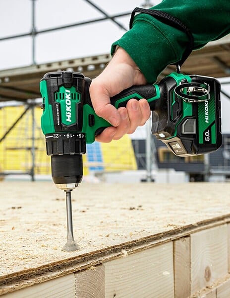 HIKOKI - Perceuse visseuse à percussion 70 Nm Brushless 18 V HIKOKI DV18DEW2Z avec Hitcase II, sans batterie ni chargeur - large