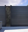 SYLWAY - Décor fossiles vertical Aluminium, L.95 x H.170 cm, noir, SYLWAY - vignette