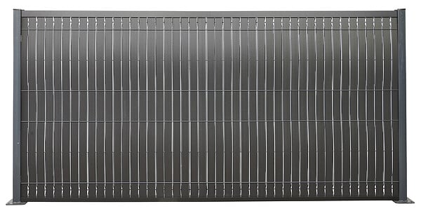 SYLWAY - Kit de lamelles occultantes bois composite, H. 1,53 x L.2,5 m, noir, SYLWAY - large