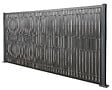 SYLWAY - Kit de lamelles occultantes bois composite, H. 1,53 x L.2,5 m, noir, SYLWAY - vignette
