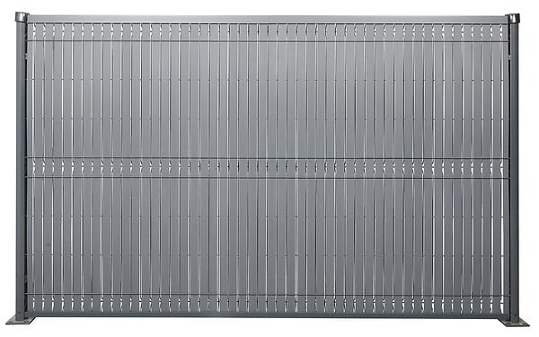 SYLWAY - Kit de lamelles occultantes bois composite, H.1,53 x L.2,5 m, gris anthracite, SYLWAY - large
