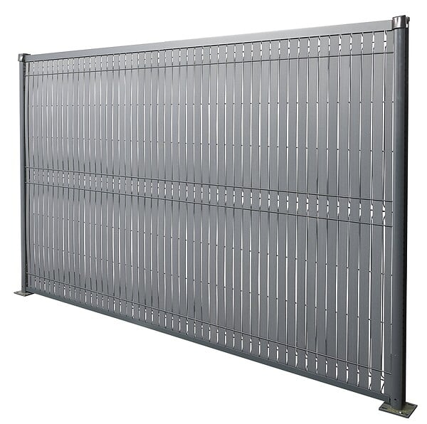 SYLWAY - Kit de lamelles occultantes bois composite, H.1,53 x L.2,5 m, gris anthracite, SYLWAY - large