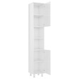 VIDAXL - vidaXL Armoire de salle de bain Blanc brillant Bois d'ingénierie - vignette