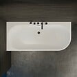 SPALINA - Baignoire Ilot Capri 170 gauche blanche + robinetterie chromée 170 x76 x58 cm, by SPALINA - vignette