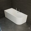 SPALINA - Baignoire Ilot Capri 170 gauche blanche + robinetterie chromée 170 x76 x58 cm, by SPALINA - vignette
