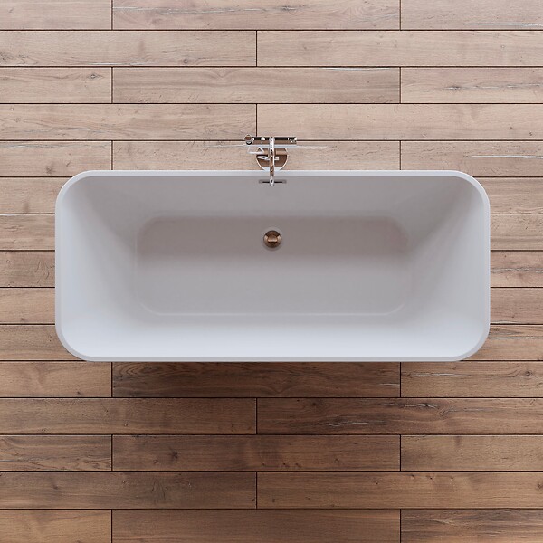 SPALINA - Baignoire Ilot Stellar 170 blanche 170 x75 x58 cm, by SPALINA - large