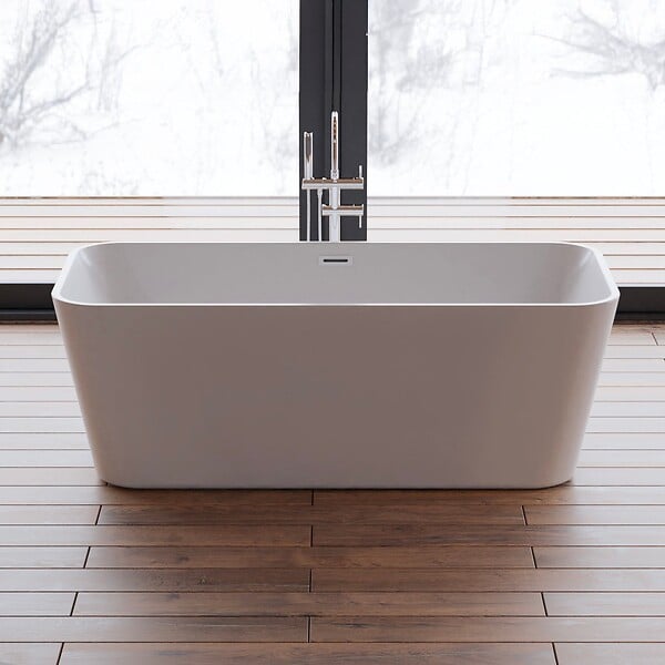 SPALINA - Baignoire Ilot Stellar 170 blanche 170 x75 x58 cm, by SPALINA - large