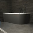 SPALINA - Baignoire Ilot Capri 160 gauche noire 160 x76 x58 cm, by SPALINA - vignette