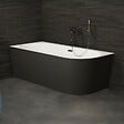 SPALINA - Baignoire Ilot Capri 160 gauche noire 160 x76 x58 cm, by SPALINA - vignette