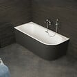 SPALINA - Baignoire Ilot Capri 160 gauche noire 160 x76 x58 cm, by SPALINA - vignette