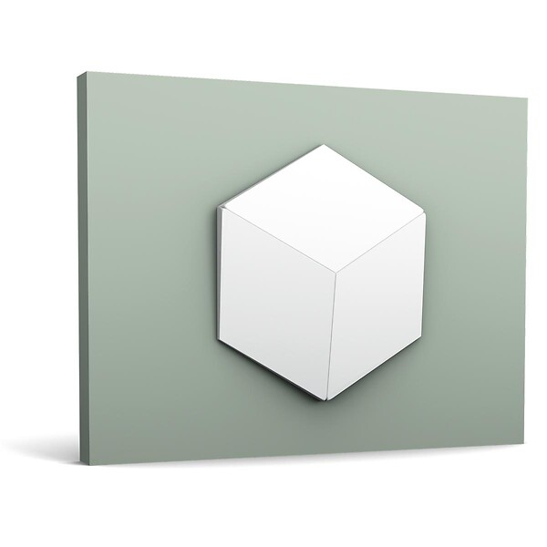 ORAC DECOR - W105 ROMBUS - élément décoratif pour former des motifs verticaux et horizontaux - 34,6x30x3cm (L x l x h) Carton complet - large