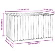 VIDAXL - vidaXL Boîte de rangement de jardin Anthracite 171x99x93 cm - vignette