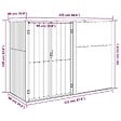 VIDAXL - vidaXL Abri à outils de jardin anthracite 225x89x161cm acier galvanisé - vignette