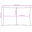 VIDAXL - vidaXL Voile de parasol tissu oxford rectangulaire 3x6 m blanc - vignette