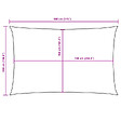 VIDAXL - vidaXL Voile de parasol tissu oxford rectangulaire 5x8 m crème - vignette