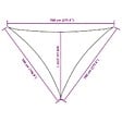 VIDAXL - vidaXL Voile de parasol tissu oxford triangulaire 5x7x7 m crème - vignette