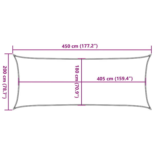 VIDAXL - vidaXL Voile d'ombrage 160 g/m² Beige 2x4,5 m PEHD - large