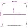 VIDAXL - vidaXL Voile de parasol tissu oxford carré 4x4 m taupe - vignette