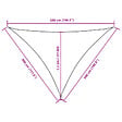 VIDAXL - vidaXL Voile de parasol tissu oxford triangulaire 4x5x5 m crème - vignette