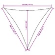 VIDAXL - vidaXL Voile de parasol tissu oxford triangulaire 3x3x3 m blanc - vignette