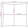 VIDAXL - vidaXL Voile de parasol tissu oxford carré 2,5x2,5 m taupe - vignette