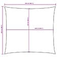VIDAXL - vidaXL Voile de parasol Tissu Oxford carré 2,5x2,5 m Crème - vignette