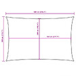 VIDAXL - vidaXL Voile d'ombrage tissu oxford rectangulaire 3x6 m crème - vignette