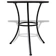 VIDAXL - vidaXL Table de bistro Terre cuite 60 cm Mosaïque - vignette