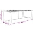 VIDAXL - vidaXL Table à dîner d'extérieur Anthracite 120x60x66 cm Aluminium - vignette