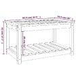VIDAXL - vidaXL Table de jardin 82,5x50,5x45 cm bois massif de douglas - vignette