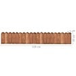 VIDAXL - vidaXL Rouleaux de bordure 2 pcs 120 cm bois de pin imprégné - vignette