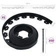 VIDAXL - vidaXL Bordure de pelouse flexible avec 30 piquets 10 m 5 cm - vignette