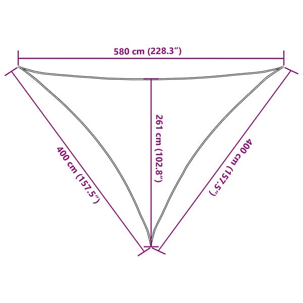 VIDAXL - vidaXL Voile d'ombrage 160 g/m² Crème 4x4x5,8 m PEHD - large