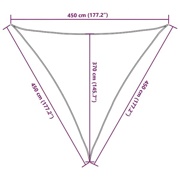 VIDAXL - vidaXL Voile d'ombrage 160 g/m² Crème 4,5x4,5x4,5 m PEHD - large