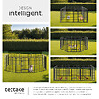 TECTAKE - Enclos pour chien modulable gris - vignette