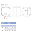 ATLANTIC - Chauffe-eau électrique compact ODEO - 2000W - Sous évier - 15L - Solution d'appoint - vignette